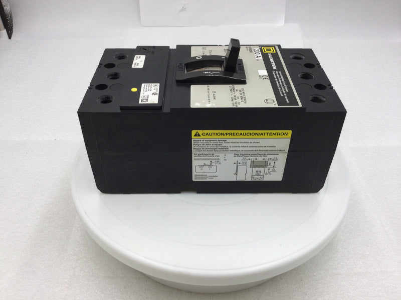 Square D KIP36200 200 Amp 3 Pole I-Limiter Circuit Breaker