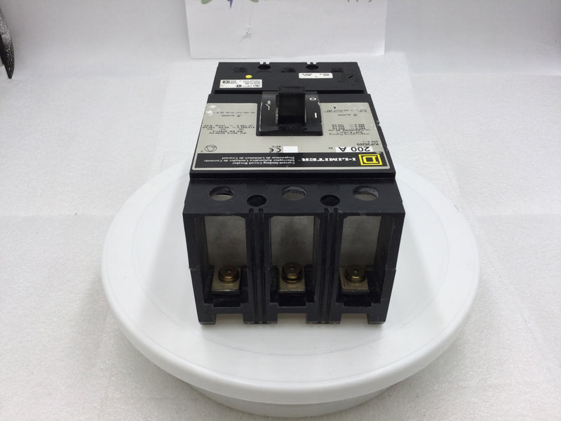 Square D KIP36200 200 Amp 3 Pole I-Limiter Circuit Breaker