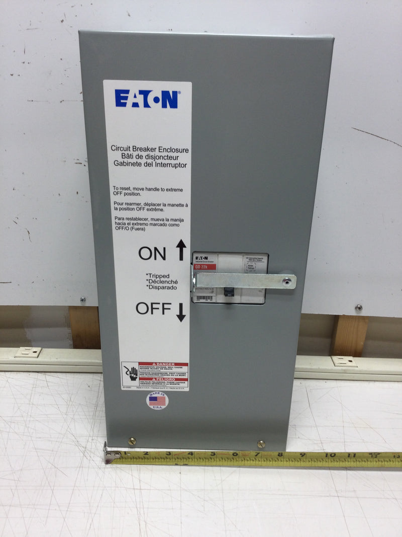 Eaton SGDN100 Indoor Surface Mounted Nema 1 Breaker Enclosure with GD Series 80 Amp Breaker with Shunt Trip (SGD3080S1)