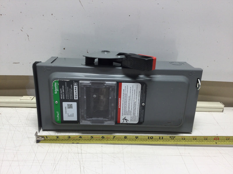 Square D VH321NRB 30 Amp Heavy Duty VisiPac Fusible Safety Switch 3 Phase 240 VAC in Nema 3R Enclosure