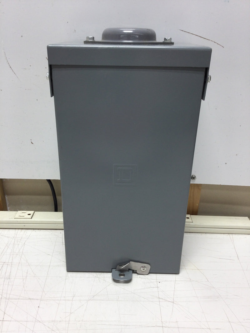 Square D QO2100NRB 100 Amp 120/240 VAC 1 Phase Circuit Breaker Enclosure with 100 Amp 2 Pole Breaker