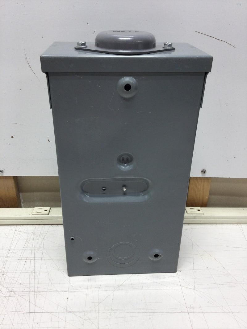 Square D QO2100NRB 100 Amp 120/240 VAC 1 Phase Circuit Breaker Enclosure with 100 Amp 2 Pole Breaker