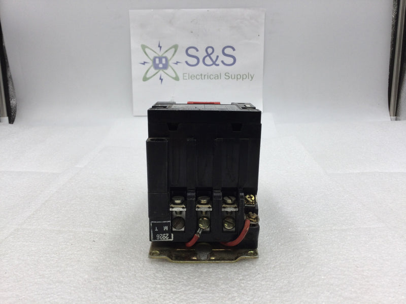 Square D 8536SBG2 Nema Size 0 Series A 3 Phase 200/230 VAC Contactor with 240 VAC Coil (8536SBG-2)