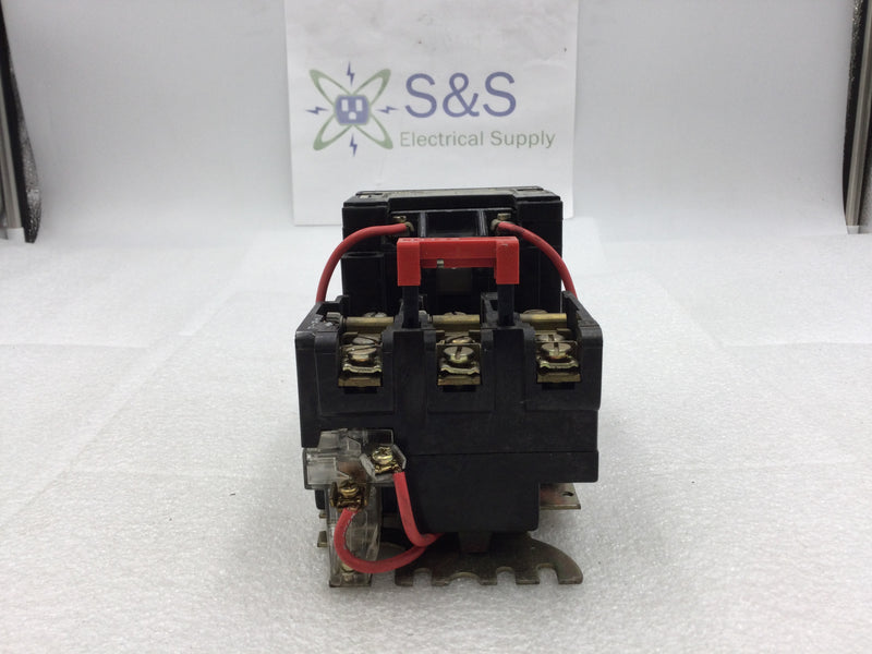 Square D 8536SBG2 Nema Size 0 Series A 3 Phase 200/230 VAC Contactor with 600 VAC Coil (8536SBG-2)