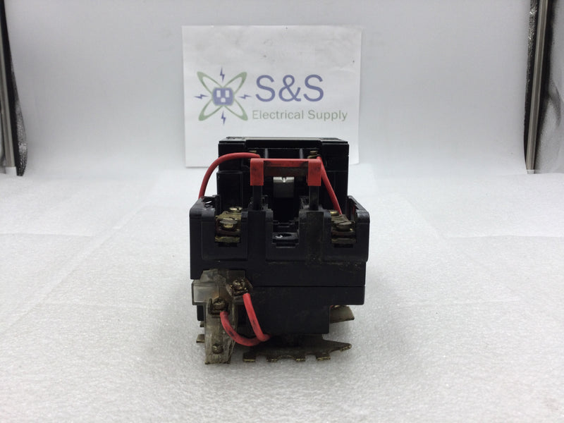 Square D 8536SBG1 Nema Size 0 Series A 2 Pole 115/230 VAC Contactor/Starter with 240 VAC Coil