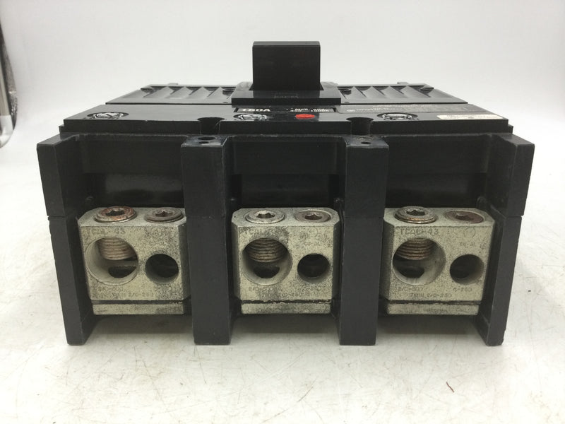 GE General Electric TJJ436150 150 Amp 3 Pole 600V 150 Amp Trip Circuit Breaker