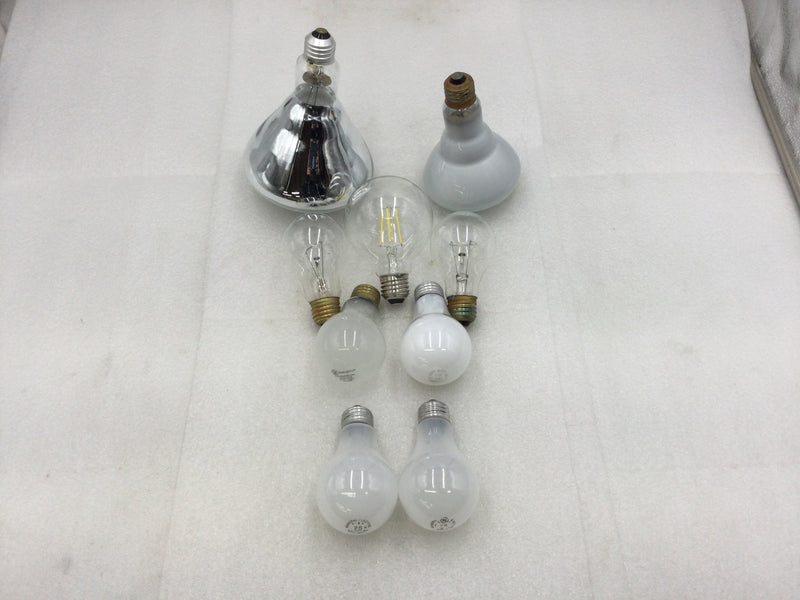 Mixed Lot of Lightbulbs - Lot of 9