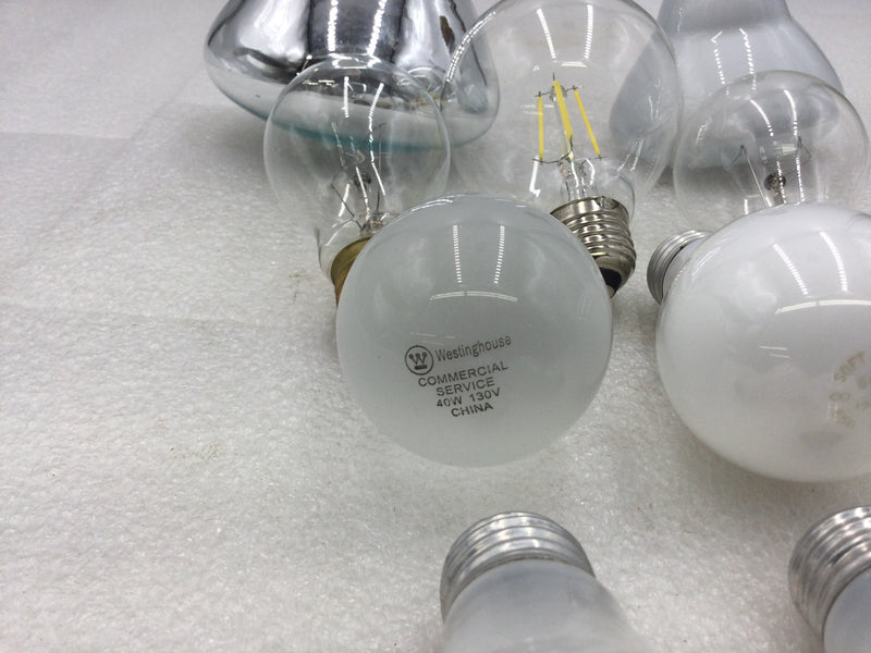 Mixed Lot of Lightbulbs - Lot of 9