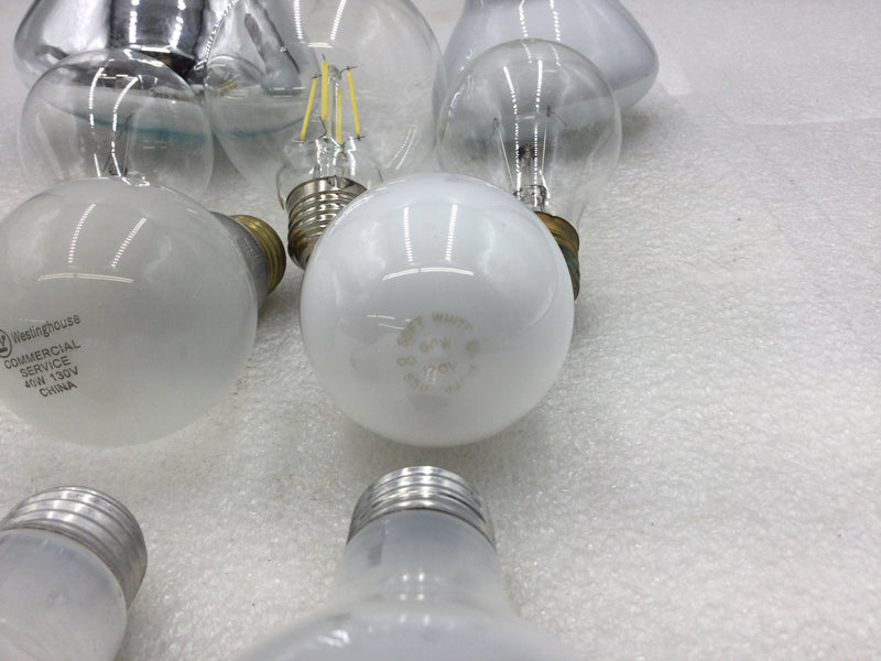 Mixed Lot of Lightbulbs - Lot of 9