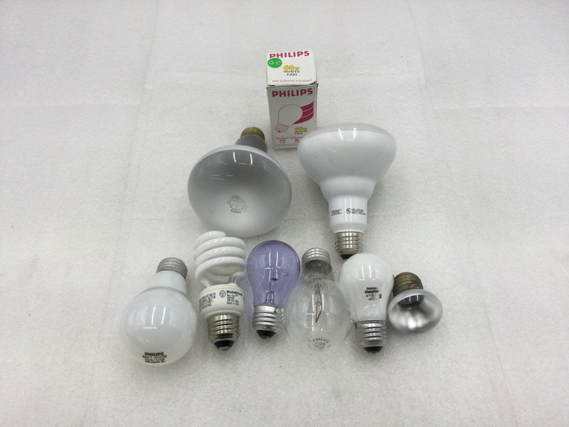 Lot of Mixed Lightbulb - Lot of 9