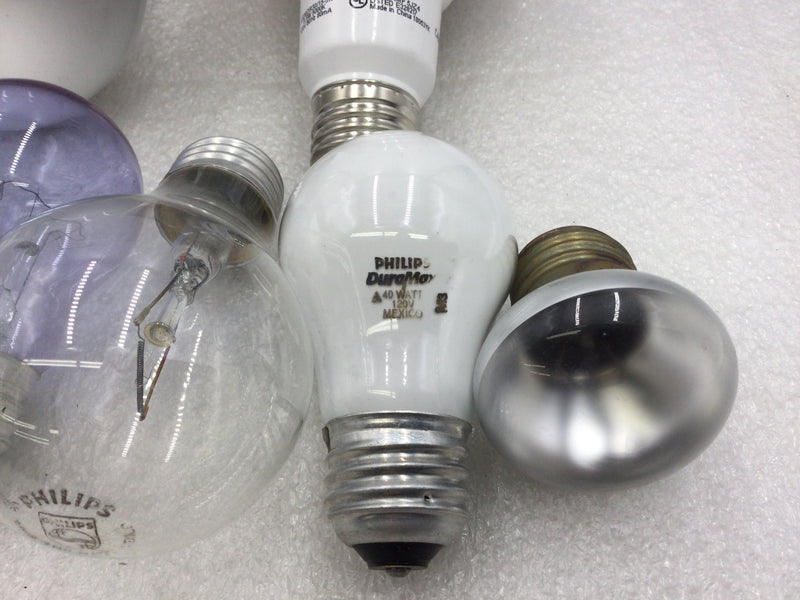 Lot of Mixed Lightbulb - Lot of 9