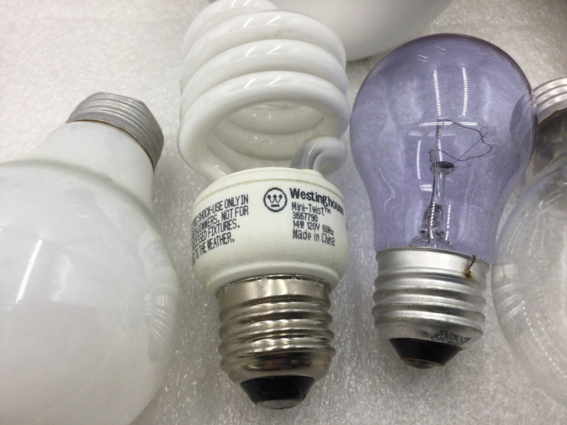 Lot of Mixed Lightbulb - Lot of 9