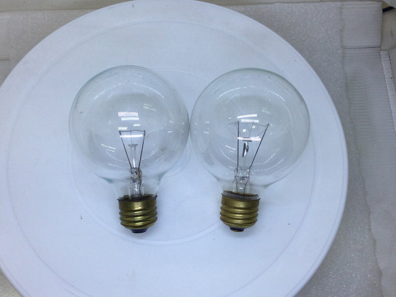 Westinghouse 40 Watt 130V Clear Globe Light Bulb