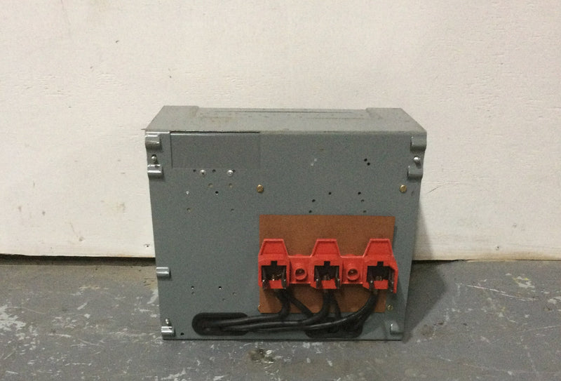 Square D Y47 Breaker Bucket Box 480 Volt 3 Phase Class 8998 Type BW412 Series A 14" x 11"