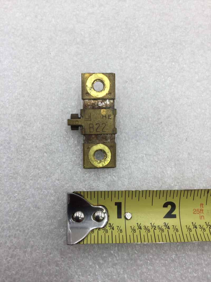 Square D B-22 Overload Relay Thermal Unit