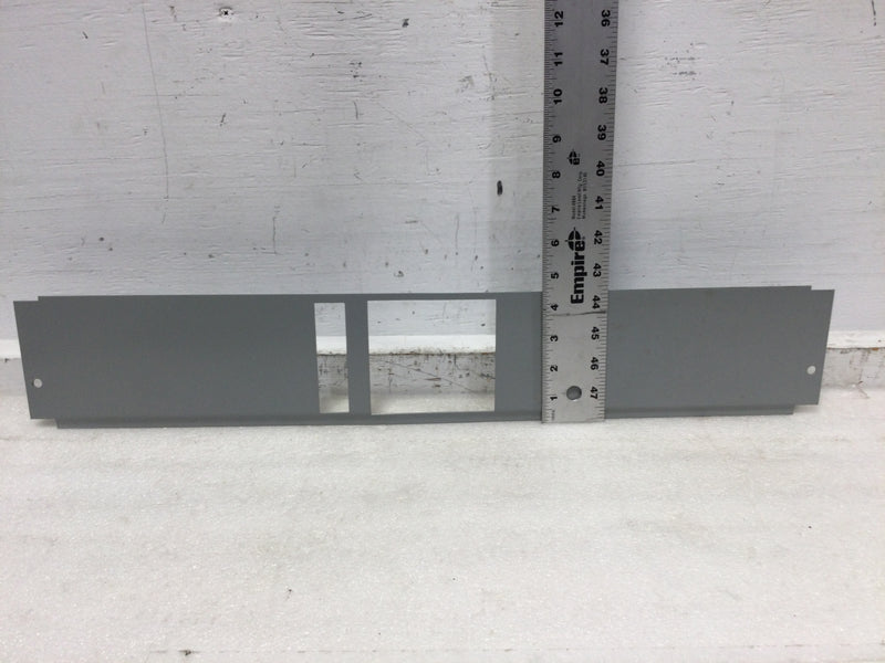 Filler Plate with 2 cutouts - 25" x 4 5/16"