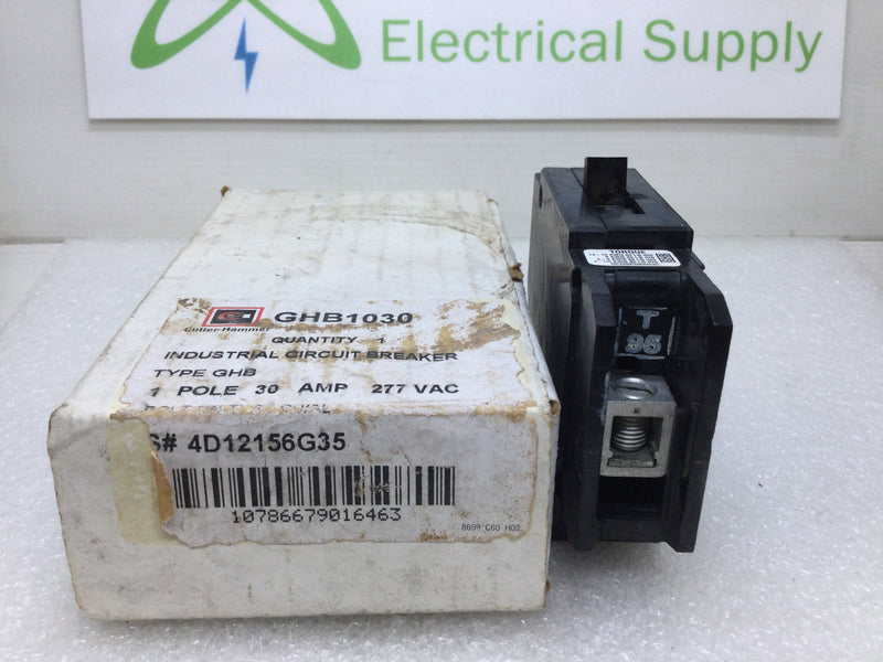 Eaton GHB1030 30 Amp 277/480v 1 Pole Circuit Breaker