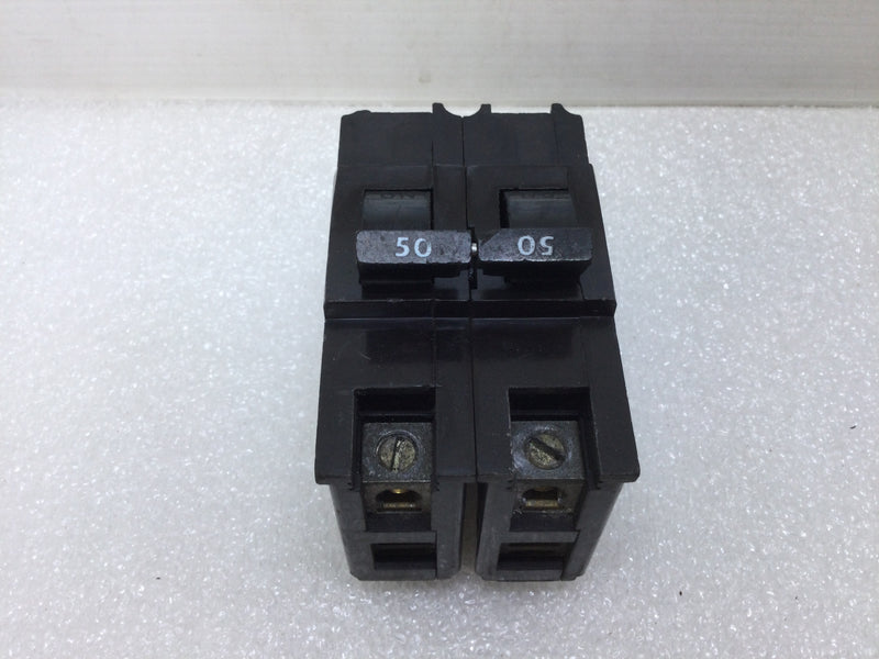 Federal Pioneer NA250 50 Amp 2-Pole Stab-Lok Circuit Breaker, Thick