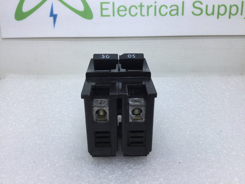 Federal Pioneer NA250 50 Amp 2-Pole Stab-Lok Circuit Breaker, Thick