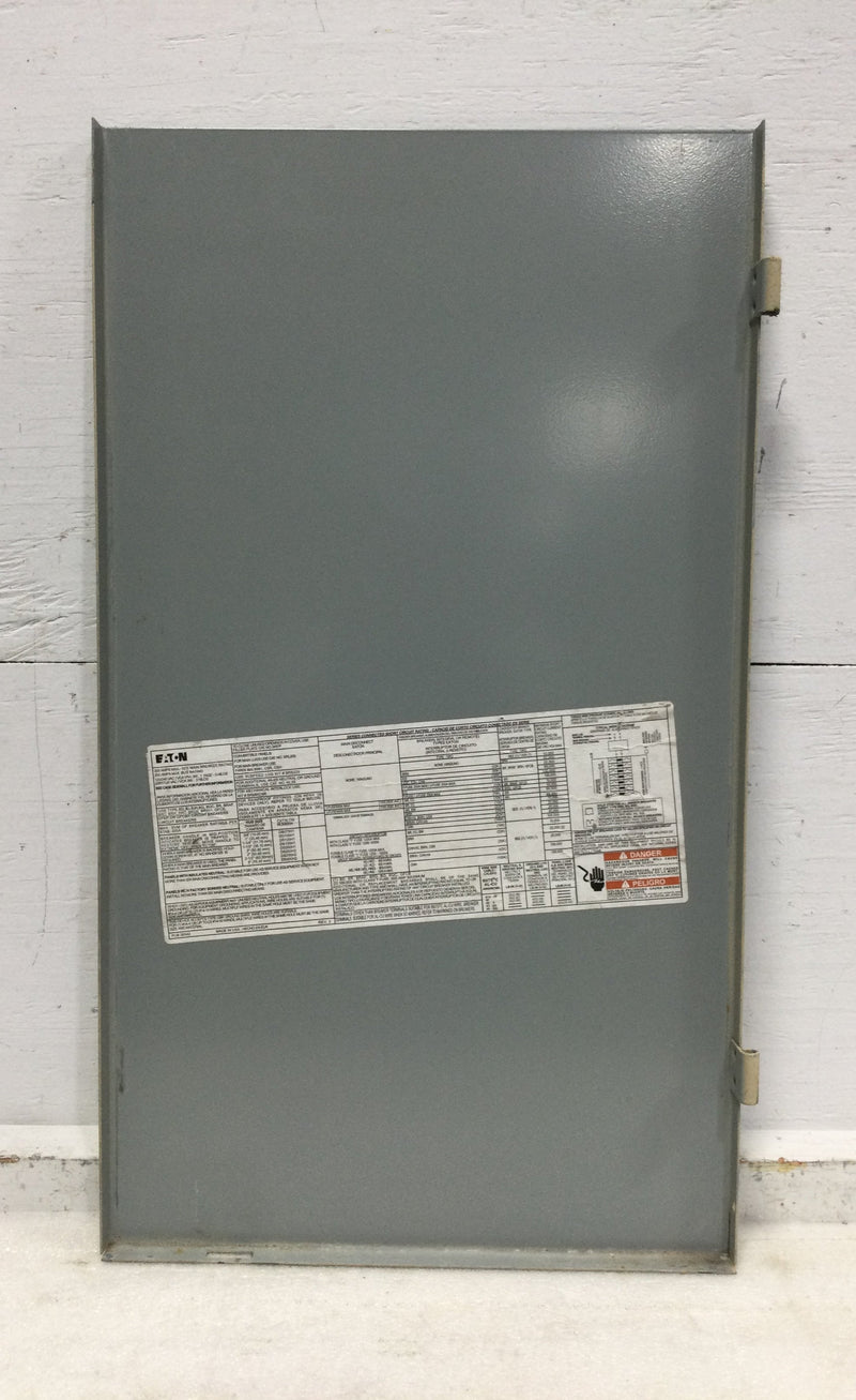 Eaton BRP08B200RF 200 Amp 120/240v 1 Phase 3 Wire Nema 3R Load Center Hinged Door 25" x 14 1/8"