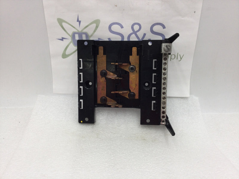 Siemens W0816ML1125CM EQ 125 Amp 4 Space/16 Circuit Load Center Copper Buss Guts Only 6.5" X 6.5"