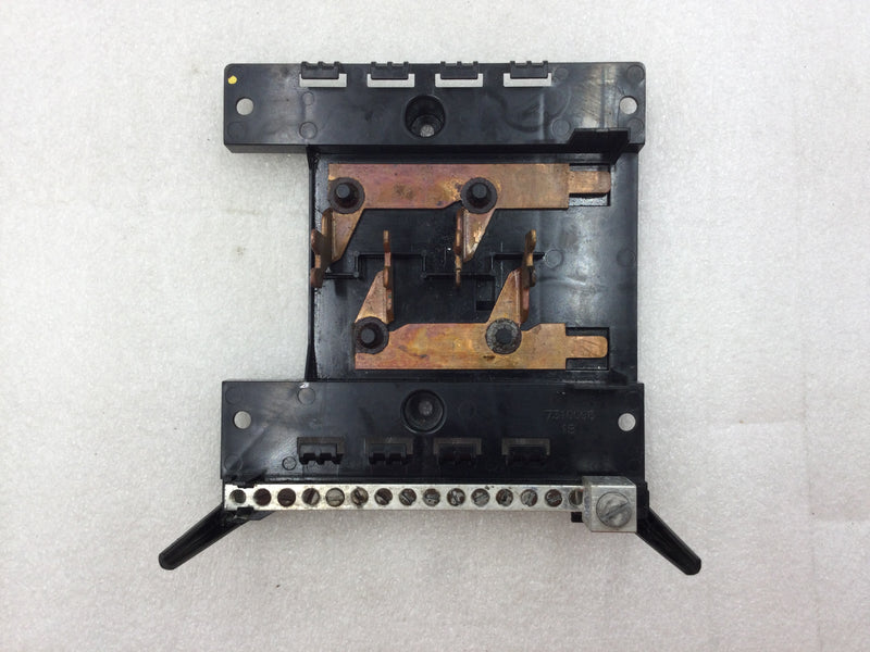 Siemens W0816ML1125CM EQ 125 Amp 4 Space/16 Circuit Load Center Copper Buss Guts Only 6.5" X 6.5"