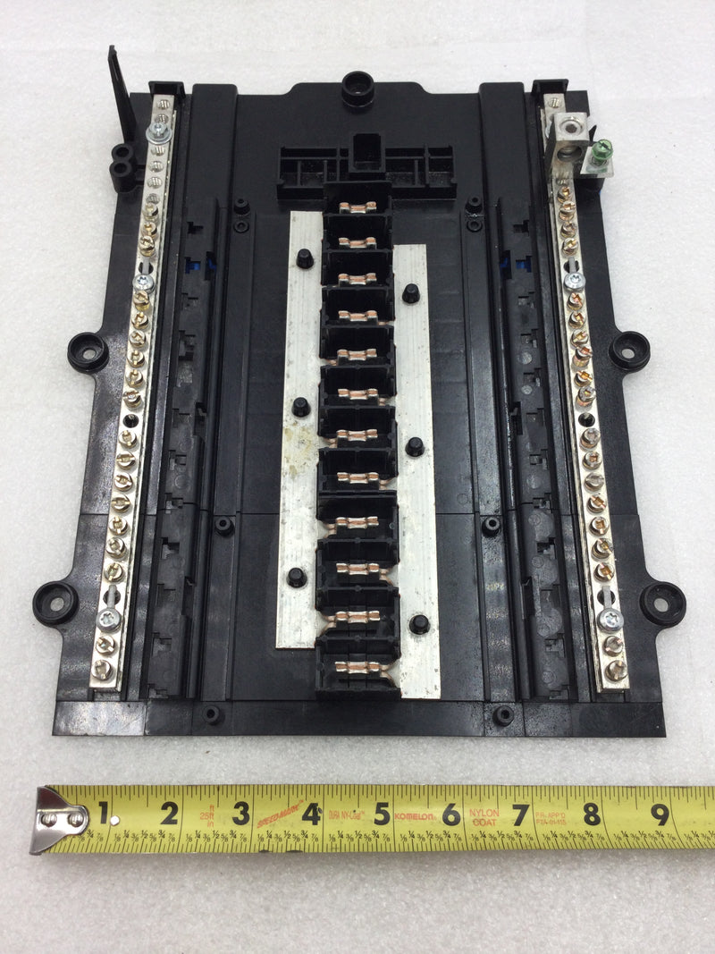 Eaton CHP24L125X2 125 Amp 12 Space/48 Circuit 120/240 VAC Load Center Guts Only 9" X 12.5"