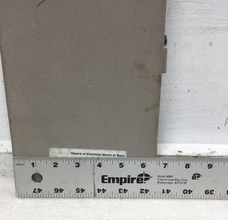 Eaton Cutler-Hammer CGBT30M2S Panelboard Cover Only Surface Mount 200 Amp 120/240V 30 Space 33" x 6 1/2"