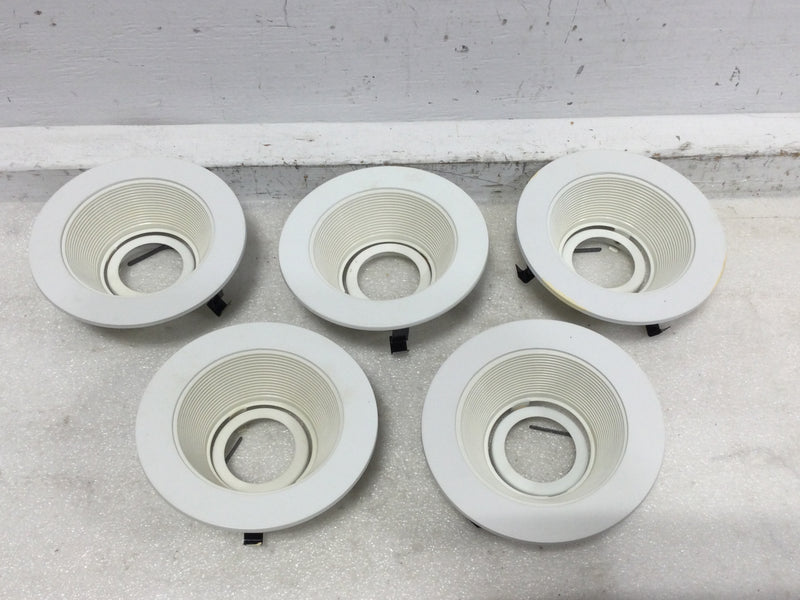 Capri P4EW WHT Eyeball Trim - Lot of 5