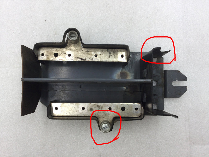 Pushmatic Bulldog 100 Amp 7 Space 120/240 VAC Load Center Guts Only 5" X 10"