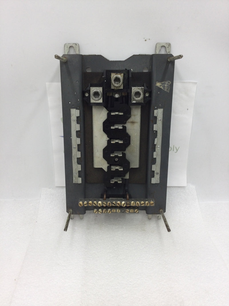 Siemens/ITE EQ12/WEQ12 Series 6 Space/12 Circuit 125 Amp 120/240 VAC Panel Guts Only 8" X 12"