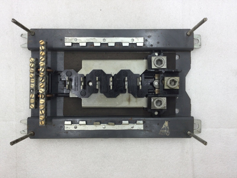 Siemens/ITE EQ12/WEQ12 Series 6 Space/12 Circuit 125 Amp 120/240 VAC Panel Guts Only 8" X 12"