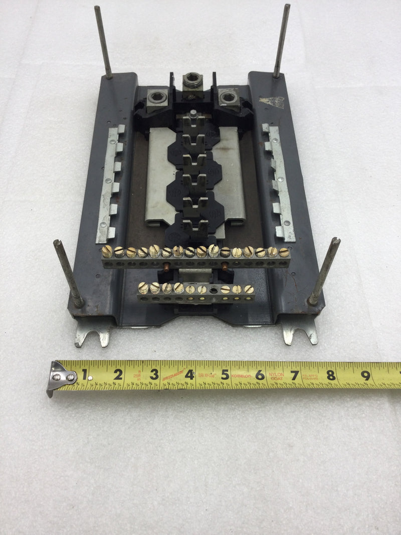 Siemens/ITE EQ12/WEQ12 Series 6 Space/12 Circuit 125 Amp 120/240 VAC Panel Guts Only 8" X 12"