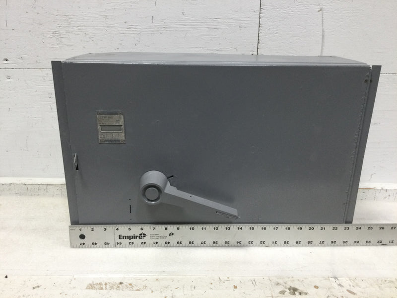 Westinghouse Panelboard Switch FDP-226R 600 Amp 240V FDP226R Fused 2 Pole