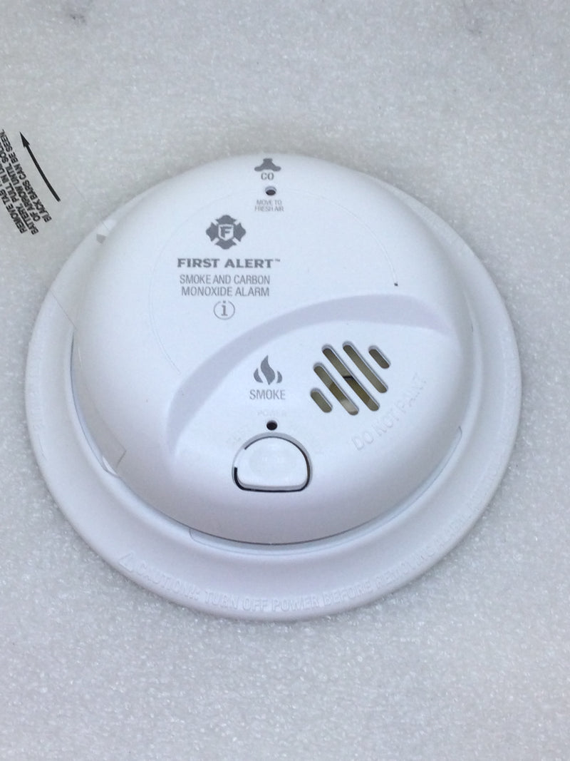 BRK/First Alert SC9120B Combination Smoke and Carbon Monoxide Alarm 120 VAC with Battery Back-up