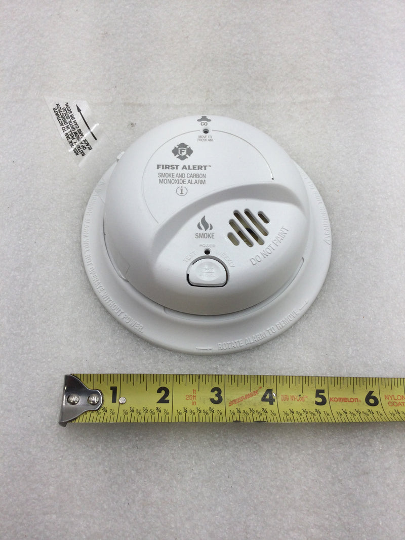 BRK/First Alert SC9120B Combination Smoke and Carbon Monoxide Alarm 120 VAC with Battery Back-up