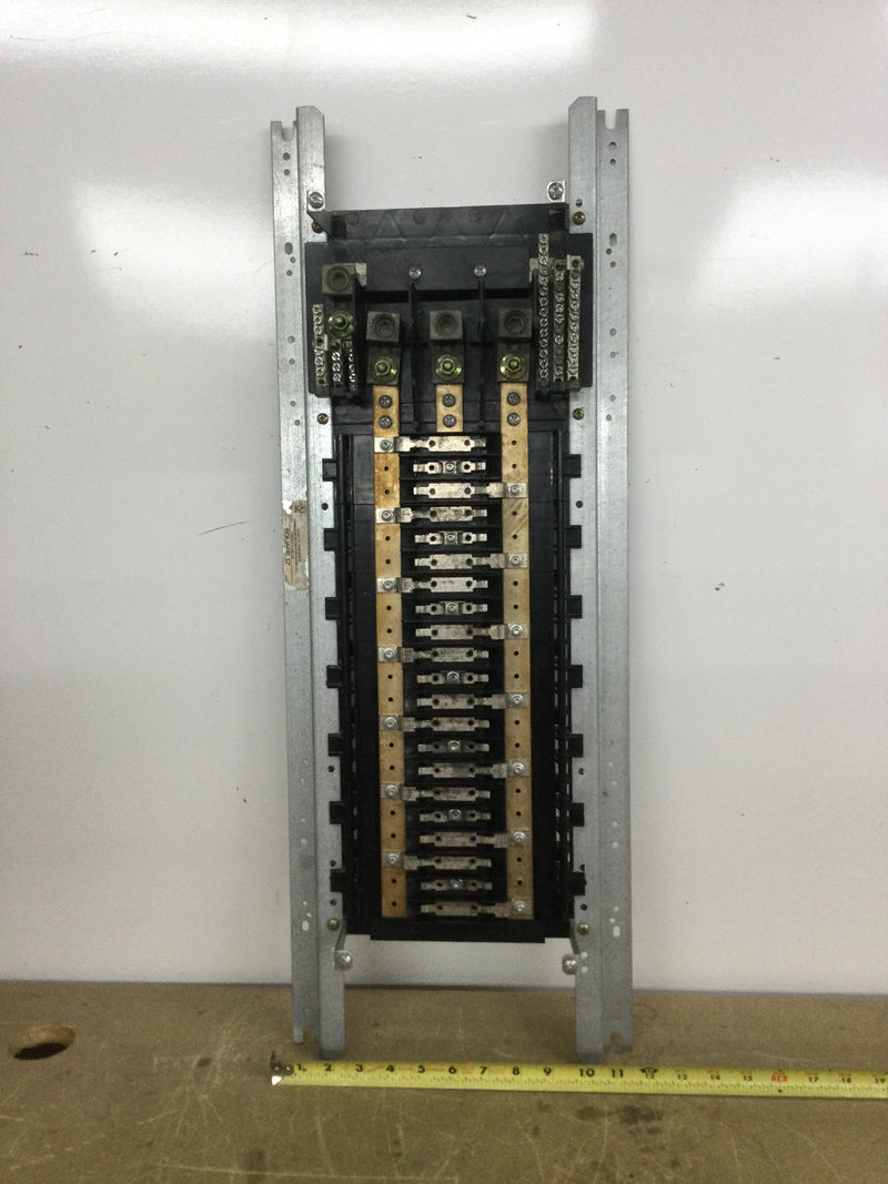 Square D NQ442 Series MLO Panel 21/42 Spaces 400 Amp 3 Phase Guts Only 12" X 31"