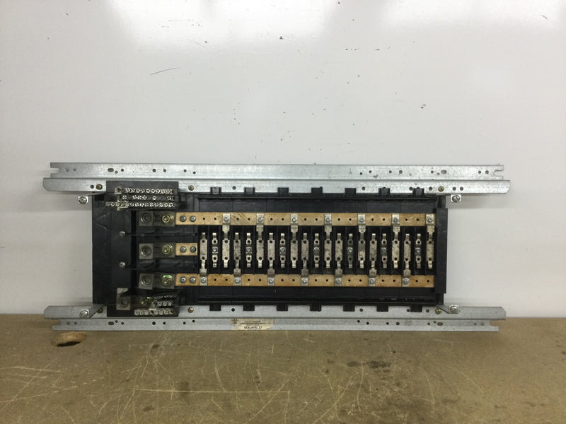 Square D NQ442 Series MLO Panel 21/42 Spaces 400 Amp 3 Phase Guts Only 12" X 31"