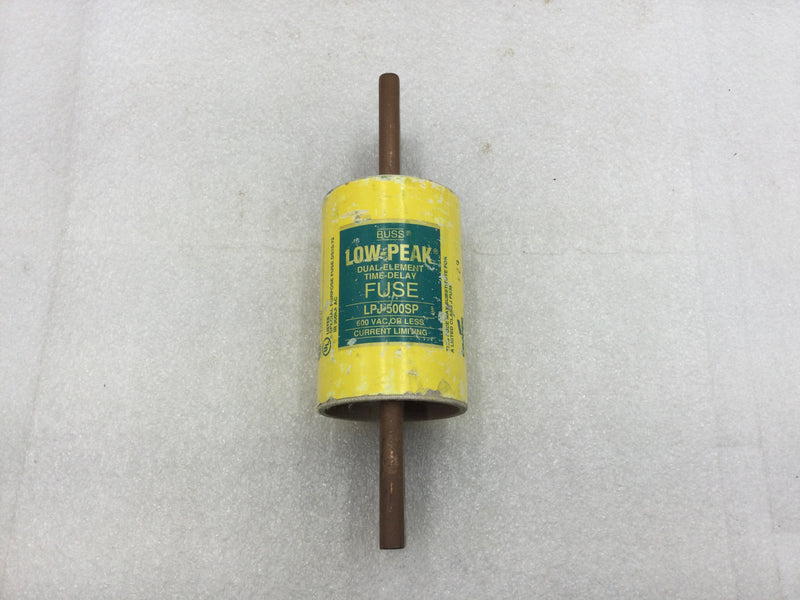 Bussmann LPJ-500SP Low Peak 500 Amp Dual Element Time-Delay Fuse Class J 600v