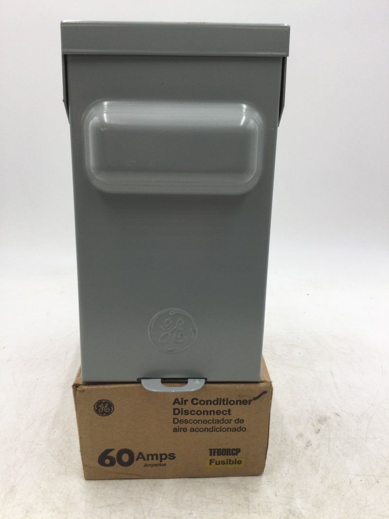 GE General Electric TF60RCP Fuse Metallic AC Disconnect 60 Amp 240-Volt Switch Box Power Enclosure