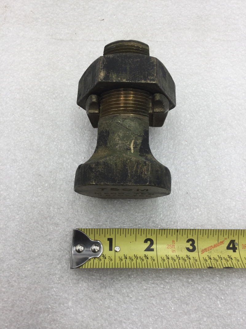 Blackburn 750M Split Bolt Connector M600-750 T4/0 - 750 Bronze