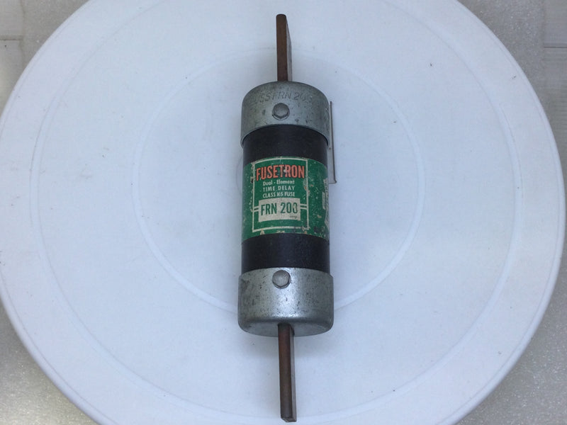 Fusetron/Bussman FRN-R-200 200 Amp 250V Energy Efficient Dual Element Time Delay Fuse Class RK5