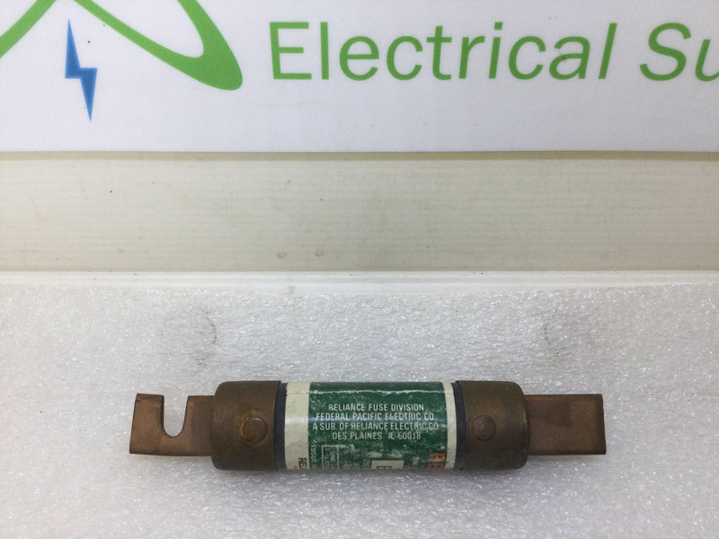 FPE/Reliance ECNR 100 100 Amp 250V or Less Time Delay Dual Element Current Limiting Class RK5 Fuse