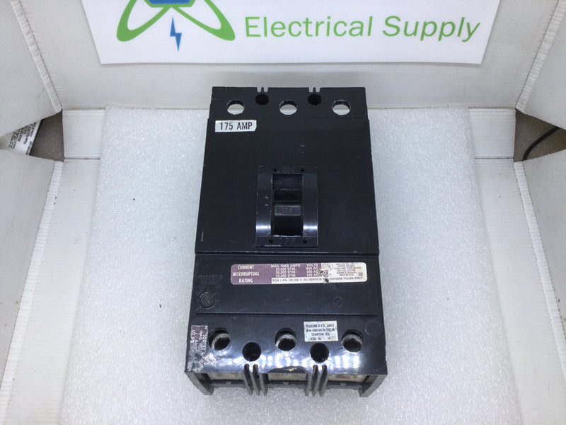 Square D KAL36175 3 Pole 175 Amp 600V I Line Circuit Breaker