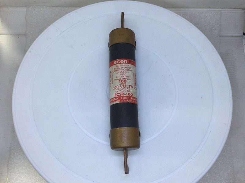FPE/Econ ECSR-100 100 Amp 600V Dual Element Time Delay Class RK5 Fuse