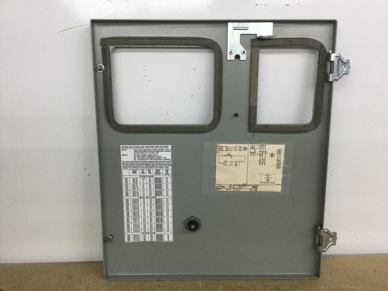 Westinghouse Door Only for TA86183-5 MCC Bucket Size 14" X 17"