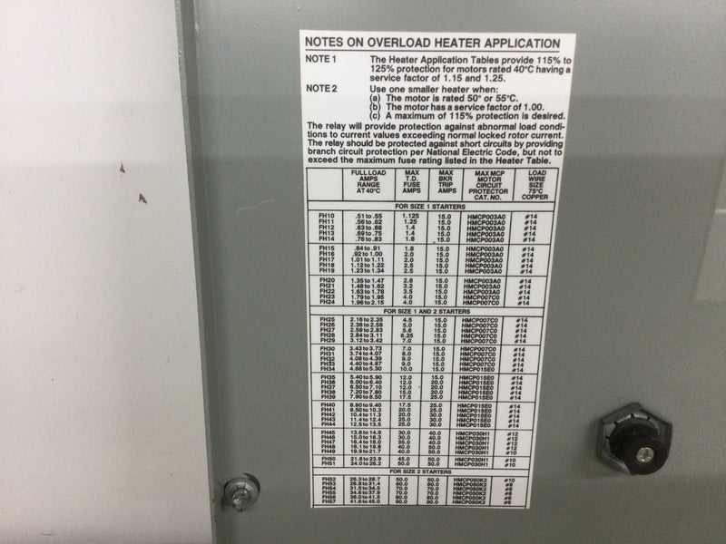 Westinghouse Door Only for TA86183-5 MCC Bucket Size 14" X 17"