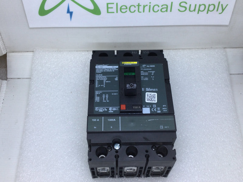 Square D PowerPact HJL36150 150 Amp 3 Pole Circuit Breaker