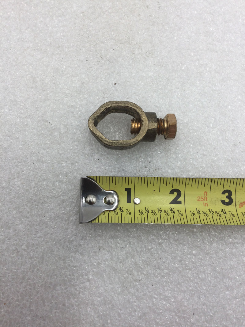 S-22 Direct Burial 5/8" Bronze Ground Rod Clamp for 2-10 AWG Wire/Cable