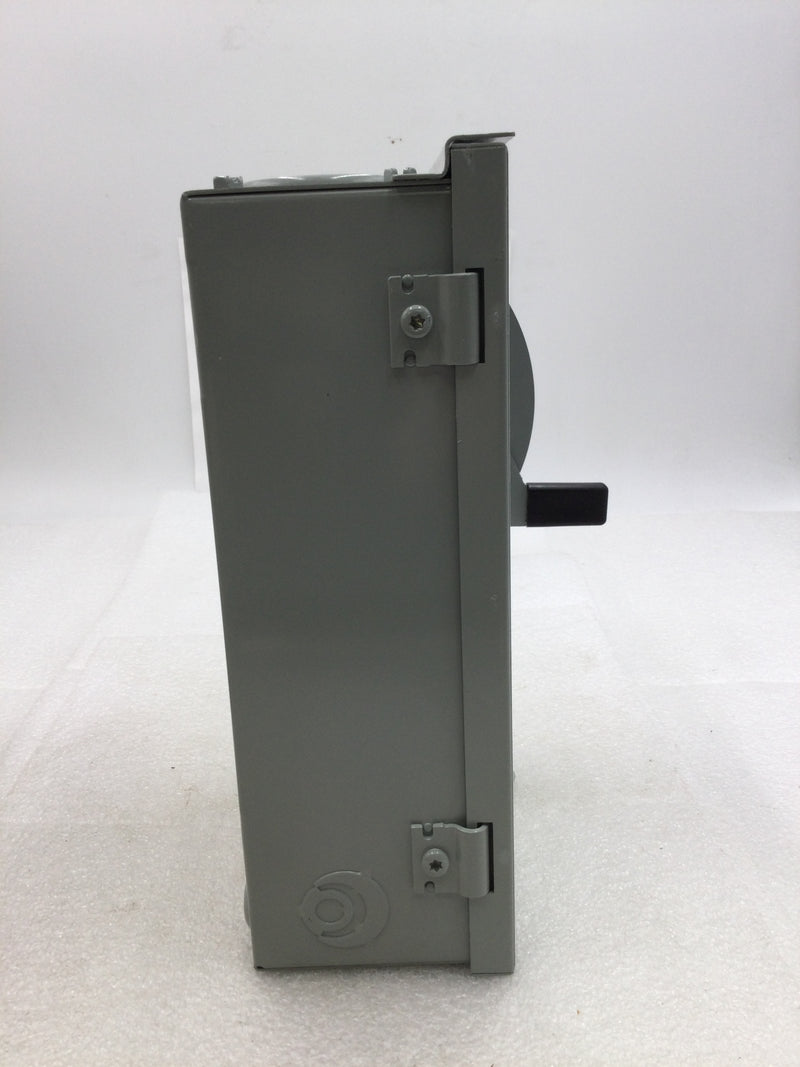 Eaton DG221URB 30 Amp 240V 2 Pole Non-Fusible Nema 3R Disconnect